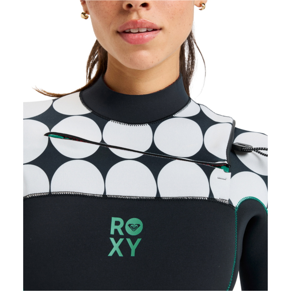 2026 Roxy Frauen Rise Natural 3/2mm Brustrei&szlig;verschluss Neoprenanzug 26BW213506 - Salt Crystal